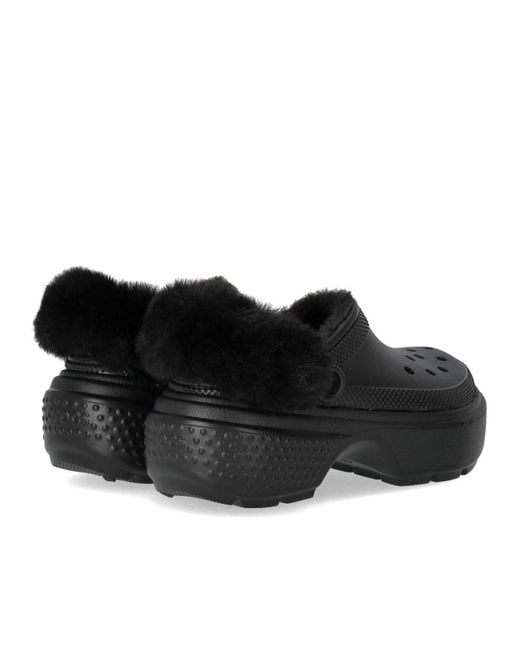 CROCSTM Stomp Lined E Clog in het Black