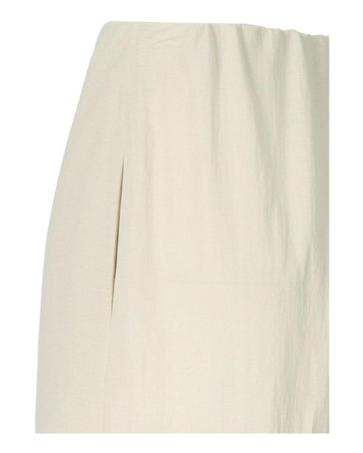Harris Wharf London White Elfenbein flare hose