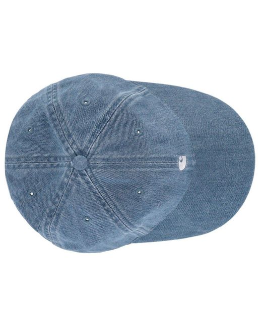 Carhartt Blue Lucas Denim Cap for men