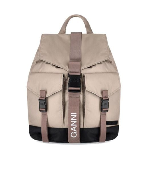 Ganni Natural Tech Backpack