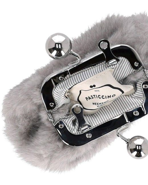 Weekend by Maxmara White Pasticcino Tubo Mini Clutch