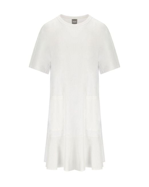 Max Mara White Onore Dress