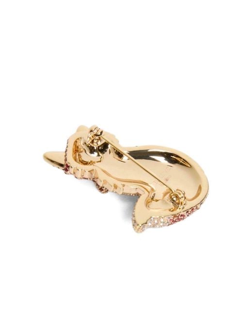 Weekend by Maxmara Brown Perle Fox Brooch