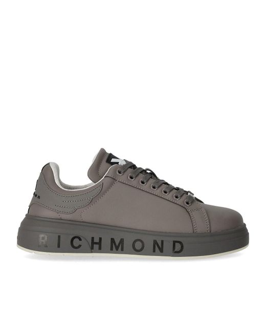 Sneaker con logo grigia di John Richmond in Brown da Uomo
