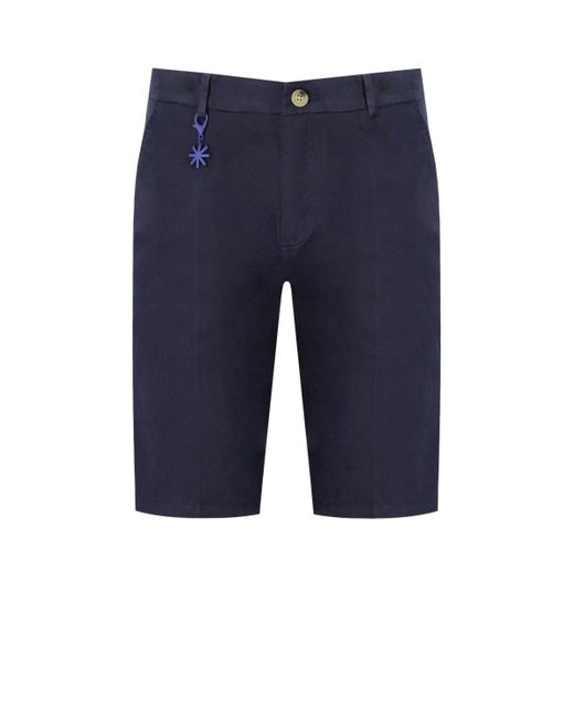 Manuel Ritz Bermudashort in het Blue voor heren