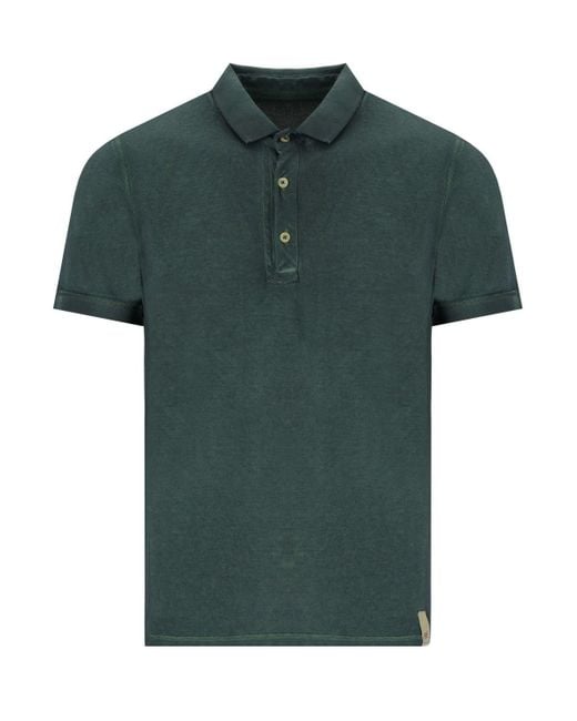 Camiseta polo reversible double Bob de hombre de color Green