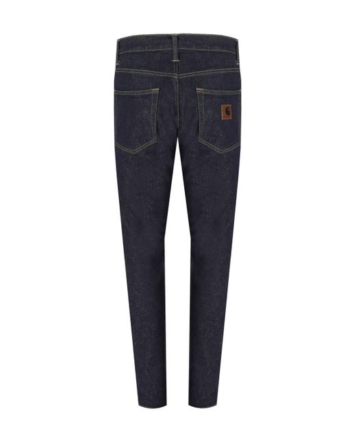Carhartt Blue Klondike Dark Jeans for men