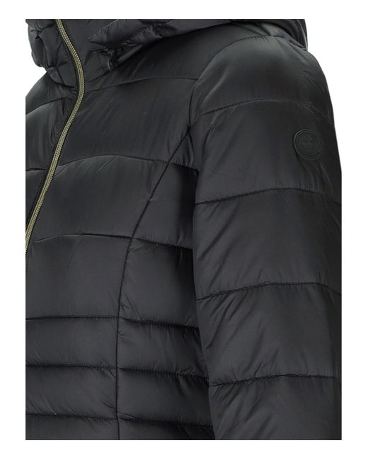 Save The Duck Reese Jas Met Capuchon in het Black
