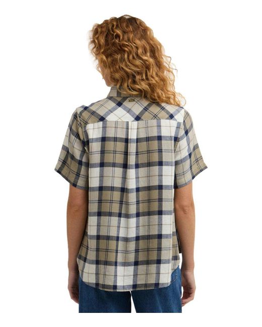 Barbour Gray Fern Shiirt