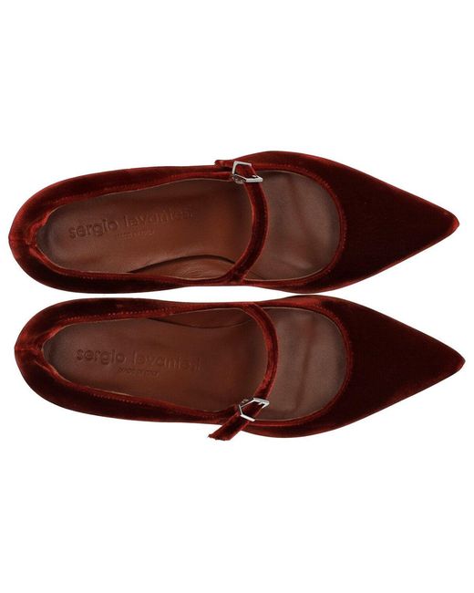 Sergio Levantesi Brown Carlotta Rust Pump
