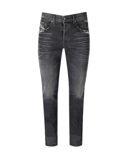 DIESEL Gray 2023 D-Finitive Anthracite Jeans for men