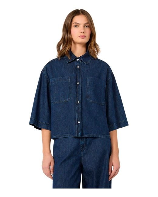 Weekend by Maxmara Blue Zannata Denim Shirt