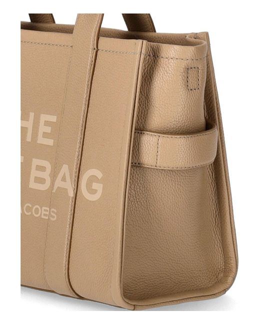 Marc Jacobs Natural The Leather Medium Tote Camel Handbag