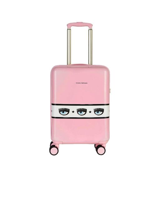 Chiara Ferragni Logomania S Trolley in het Pink