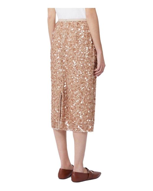 Weekend by Maxmara Natural Occhio Midi Skirt
