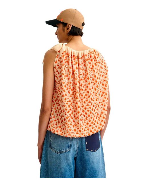 Essentiel Antwerp Orange Jocelyn Top