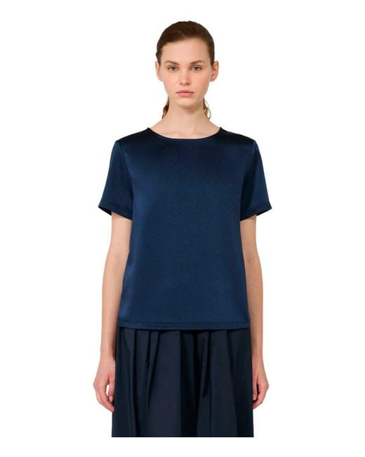Weekend by Maxmara Blue Gilbert Blouse