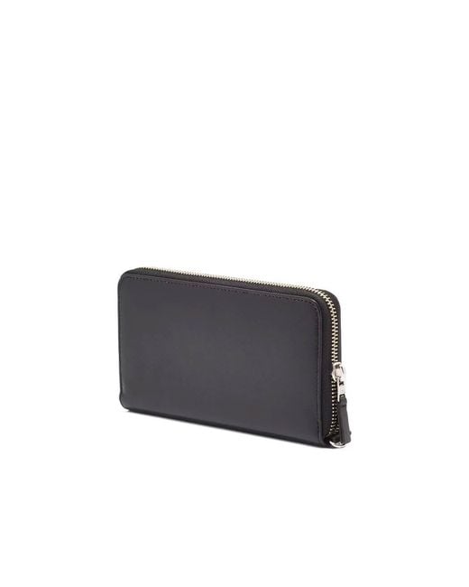 Marc Jacobs Black The Slim 84 Continental Wallet