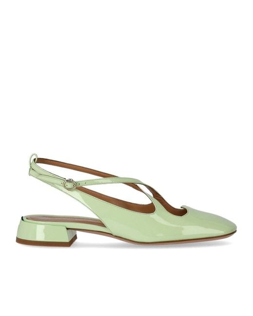 A.Bocca Two For Love Lichte Slingback Pump in het Green