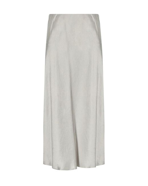 Jupe Midi Alessio Mm Max Mara en coloris Gray