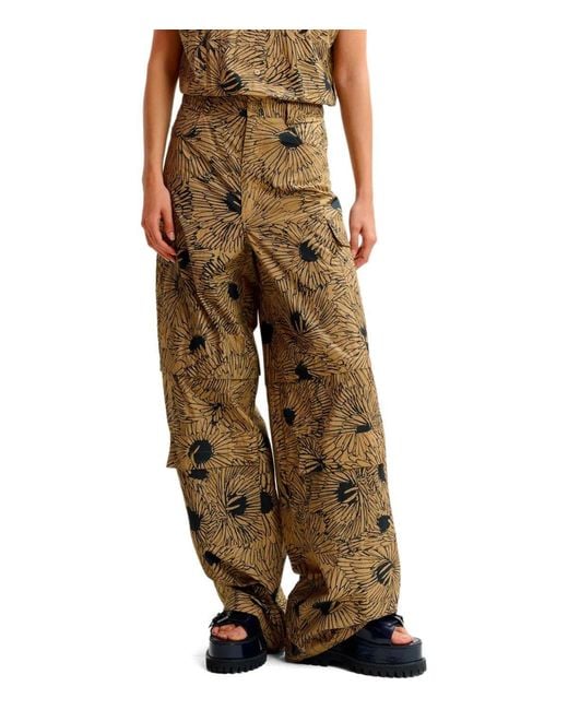 Essentiel Antwerp Green Josy Cargo Pants