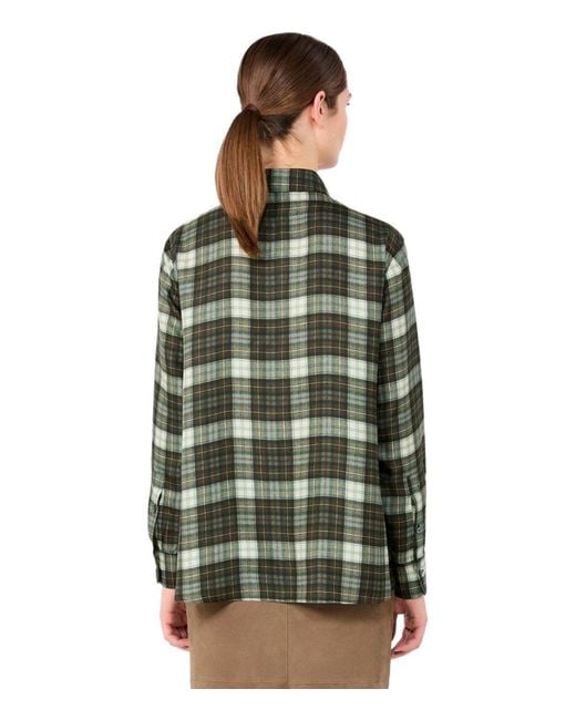 Weekend by Maxmara Green Rete Kaki Shirt