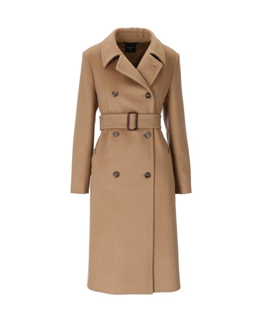 Cappotto afide cammello di Weekend by Maxmara in Natural