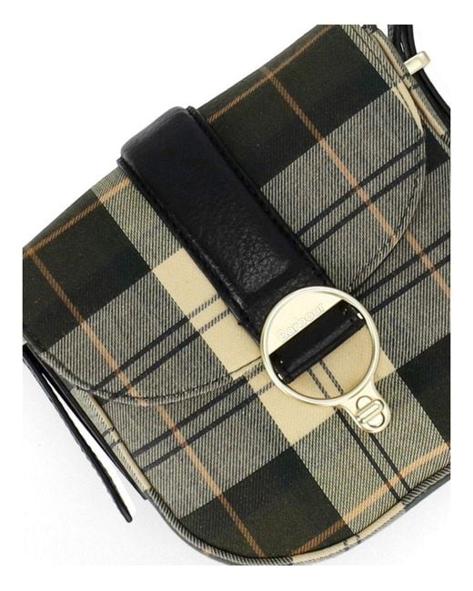 Barbour Black Elm Tartan Crossbody Bag