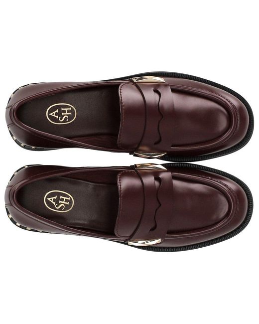 Ash Brown Whisper Burgundy Loafer