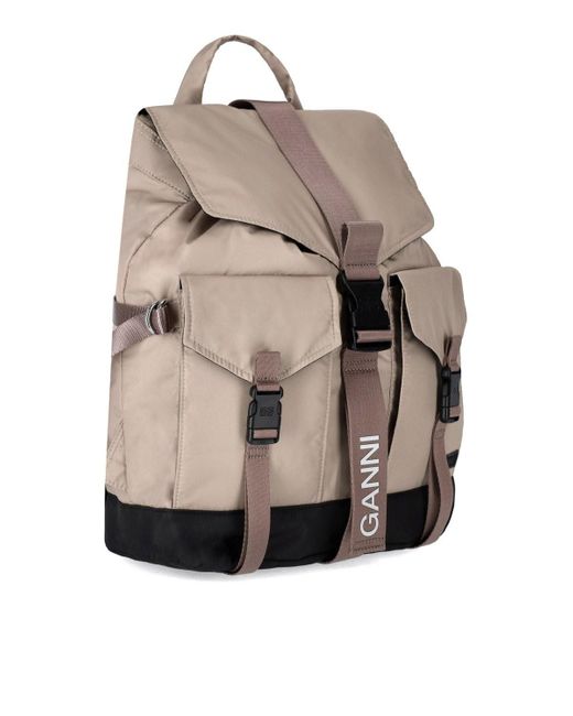 Ganni Natural Tech Backpack