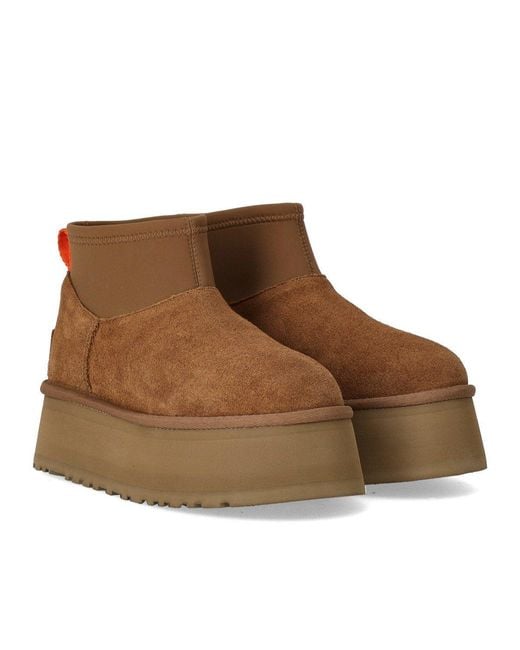 Ugg Brown Classic mini dipper chestnut stiefel