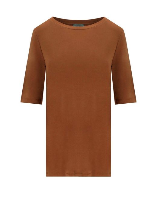 Max Mara Brown Mirto Rust Top