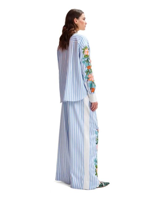 Pantalone Hevon2 Bianco E di Essentiel Antwerp in Blue