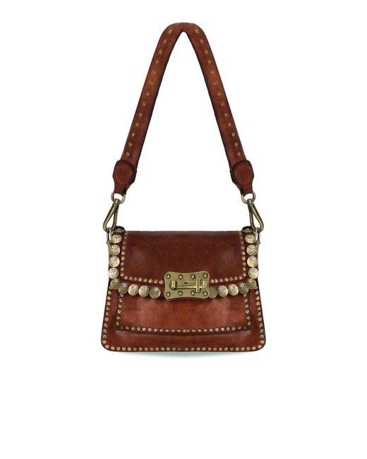 Campomaggi Brown Agnese S Cognac Crossbody Bag