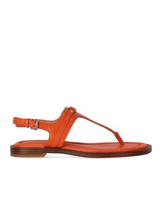 Michael Kors Brown Mandy Thong Sandal