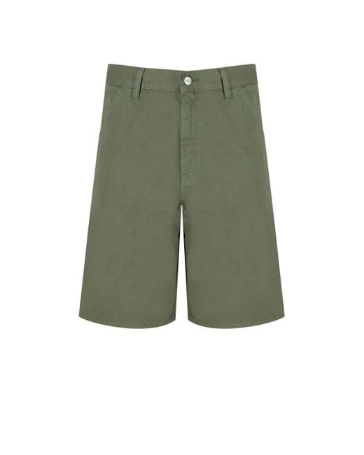 Bermuda Single Knee Park di Carhartt in Green da Uomo