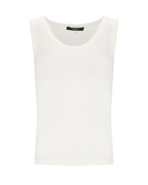 Weekend by Maxmara White Multic Ribbed Top