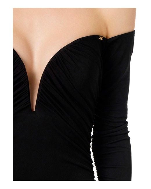 Elisabetta Franchi Black Carpet Dress