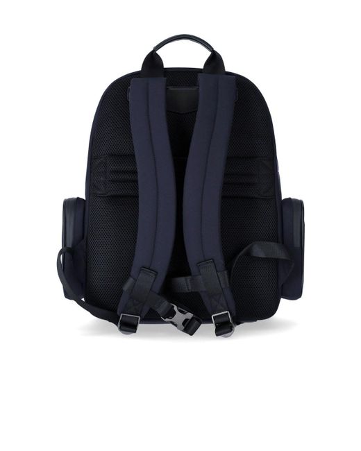 Emporio Armani Blue Travel Essential Backpack for men