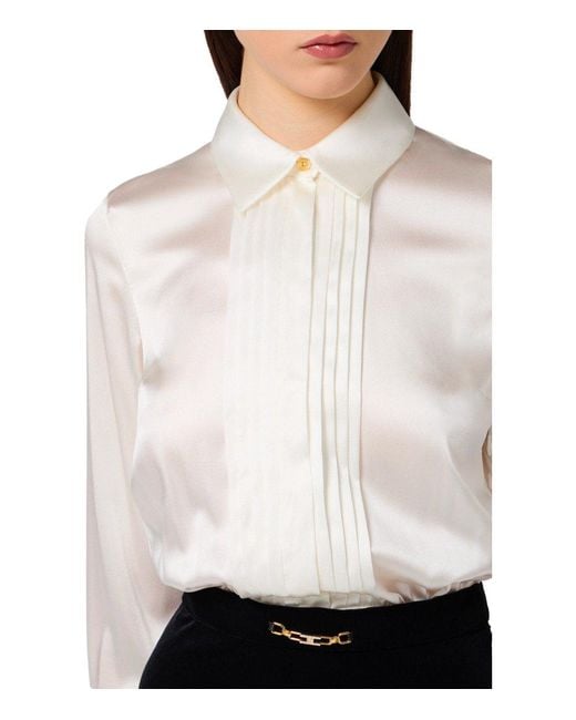 Elisabetta Franchi Black Carpet Ivory And Dress