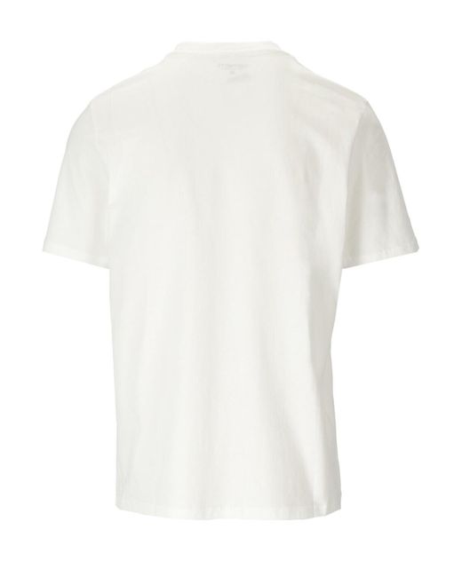 Carhartt White Pocket T-shirt Featuring Logo Label for men