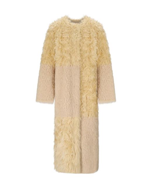 Stand Studio Hilma Creme Coat in het Natural