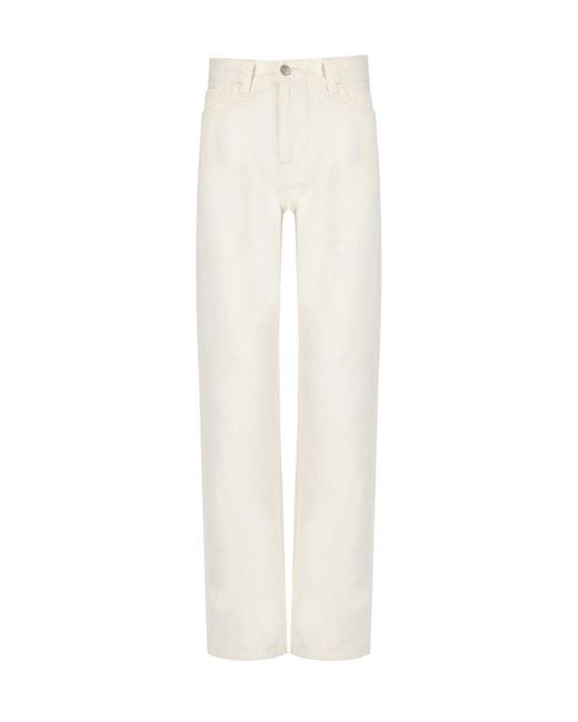 Carhartt White W' Noxon Jeans