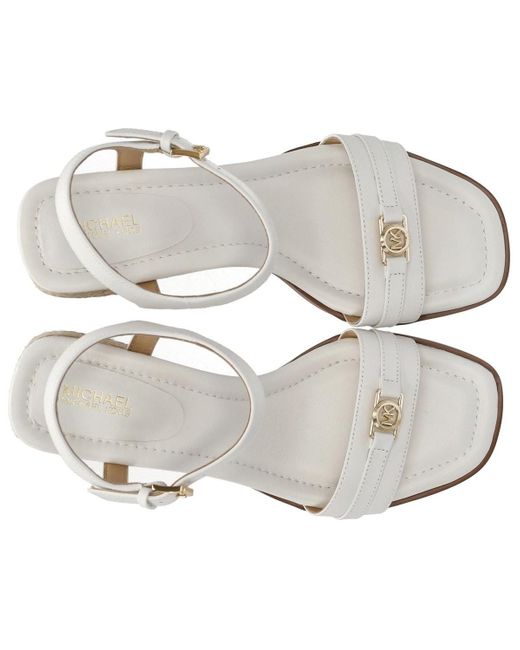 Sandale À Talon Mandy Blanc Michael Kors en coloris White