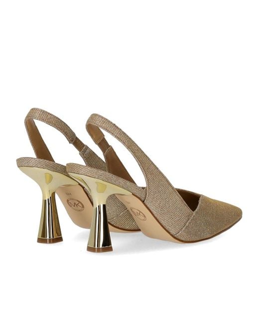 Michael kors metallic heels 2025