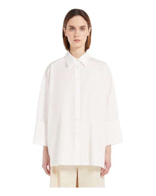 Weekend by Maxmara Hudson Overhemd in het White