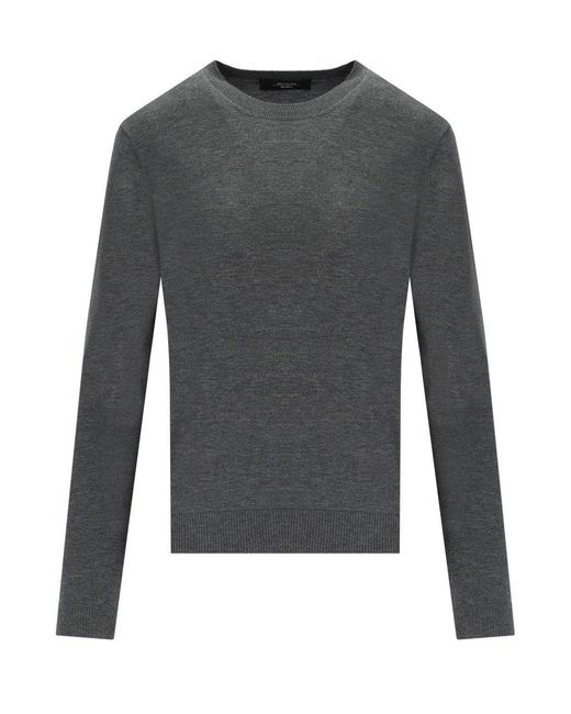 Weekend by Maxmara Gray Sicilia Crewneck Sweater