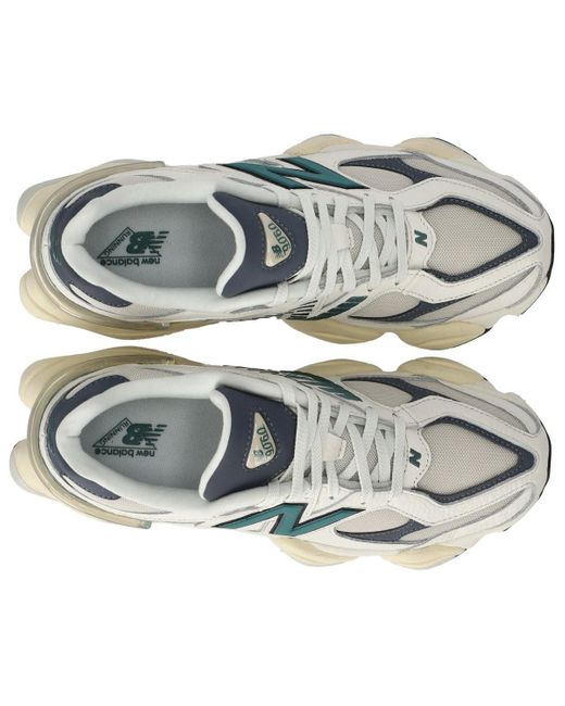 Sneaker 9060 ghiaccio verde di New Balance in White da Uomo