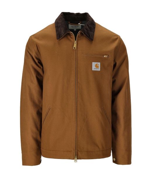 Carhartt WIP Cotton Carhartt Wip Detroit Tobacco Jacket in Brown for Men -  Save 9% | Lyst