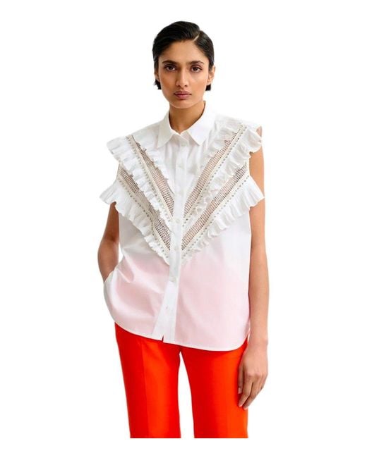 Essentiel Antwerp White Jeandarlene Shirt
